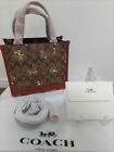 Coach Signature Dancing Kitten Print Cat CC424 Tote Bag Outlet Dempsey Tote 2way