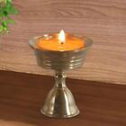 Ghee Lamp Stand Candle Holder Altar Supplies Tibetan Butter Lamp Holder Brass