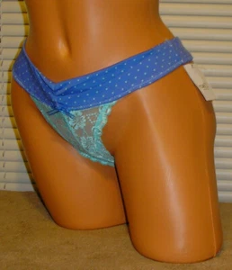 Pucker Up Polka Dot Waist Lace Body Thong Panties Lingerie, XL Adult Gift - Picture 1 of 5