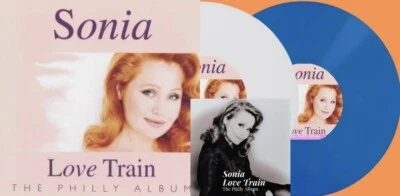 Sonia Love Train The Philly Album Blue Marble Double Vinyl Signed 100 Only - Image 1 of 2