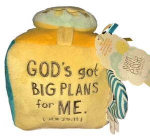 Dayspring Sam and Essie Big Plans Plush Toy Block For Baby NWT! - Picture 1 of 8