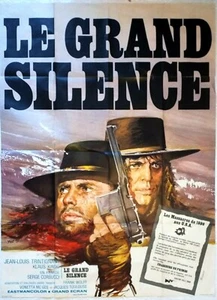 Plakat Kino Le Grand Silence Klaus Kinski J.L.Trintignant - 120 X 160 CM - Picture 1 of 2