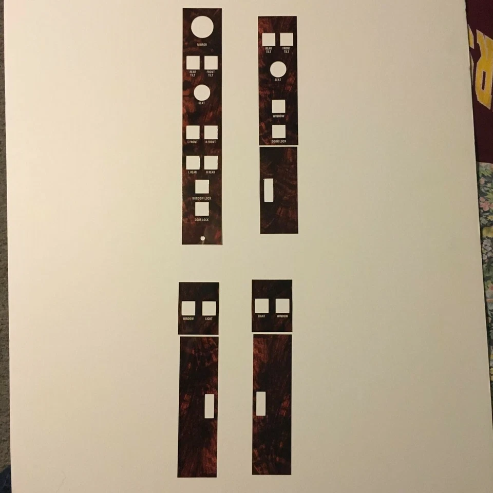 Lincoln Continental 1977-79/coche urbano interruptor carcasa/cenicero vinilo kit de reposo Foto 1 de 4