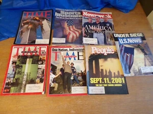 Lot verschiedene 9/11 Gedenkausgabe Zeitschriften: Zeit/US Nachrichten/Menschen/Newsweek - Bild 1 von 14
