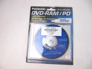PANASONIC DVD-RAM LENS CLEANER DVD RAM PD LF-K123LCA1 GENUINE ORIGINAL - Photo 1/5