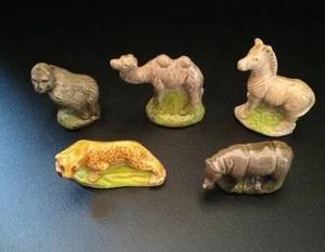 Wade Whimsies: Rhino, Leopard, Gorilla, Camel, Zebra From Set Seven: Orange Box - Picture 1 of 11