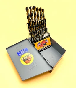 Juego de brocas métricas Drill Hog® 25 piezas HI-molibdeno M7 MM 100% garantía de por vida - Imagen 1 de 5