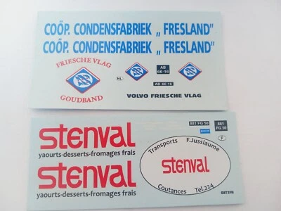 1/43 Decals for IXO Altaya Volvo N88 tanker truck Stenval Fresland - Image 1 of 4