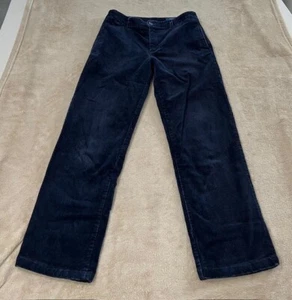 Polo Ralph Lauren Pants Youth Size 16 Blue Straight Corduroy - Picture 1 of 12