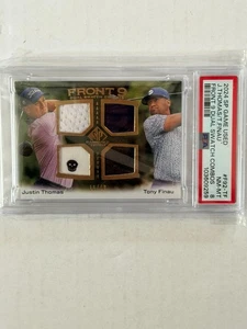 2024 SP Game Used J. Thomas/ T. Finau Front 9 Dual Swatch Combo /49 - Picture 1 of 2