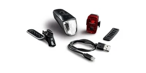 Crivit LED Fahrradleuchtenset Fahrradbeleuchtung Fahrradlicht Fahrradleuchte - Bild 1 von 5