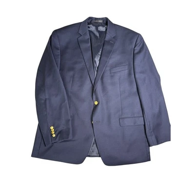 Chaqueta Blazer Lauren Ralph Lauren Lana Botones Dorados Para Hombre Talla 46R Azul Marino Foto 1 de 4
