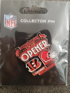 Cleveland Browns vs Cincinnati Bengals Gameday Pin 2025 Home Opener NFL  - Picture 1 of 1