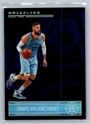 2020-21 Panini Illusions #109 Jonas Valanciunas Sapphire - Image 1 of 2