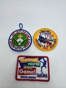 Vintage Boy Scout Patches ‘02-‘03 Get In The Game - Picture 1 of 2