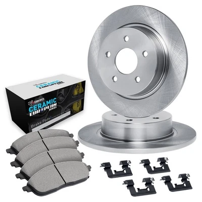 For Cadillac Catera 1997-2001 R1 Concepts Rear Brake Kit w Euro Ceramic Pads Foto 1 de 2