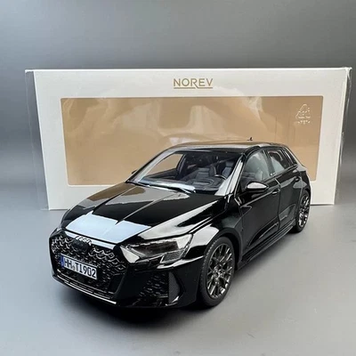 NOREV 1/18 Audi RS3 2025 A3 RS 3 Metallic Black Sportback - Immagine 1 di 4