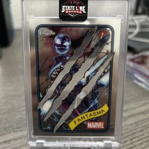 2025 Topps cromo Marvel Fantasma base garra cromo acero inoxidable -/20 - Imagen 1 de 5
