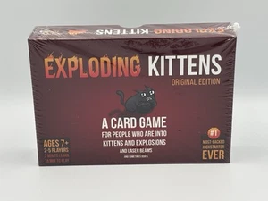 EXPLODING KITTENS Card Game - Original Edition. New/Sealed/Unopened. Ages 7+ - Picture 1 of 6