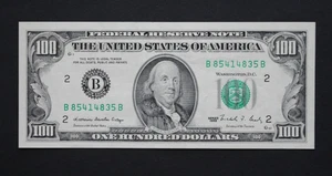 1988 $100 Federal Reserve Note/New York/F-2172B/uncirculated/Free Shipping - Picture 1 of 8