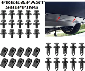 35 Stück Motor Unter Abdeckung Spritzschutz Schutz Karosserie Schrauben, Fender Liner Clips, Bum - Bild 1 von 7