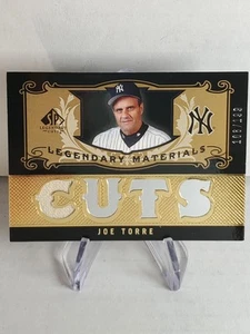 JOE TORRE 2007 SP LEGENDARY CUTS GAME WORN MATERIALS #'d /199 #LM-JT HOF YANKEES - Picture 1 of 3