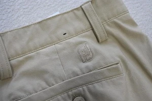 FootJoy Golf Shorts Dry Fitting Performance Beige Flat Athletic Mens Size 38 - Picture 1 of 5