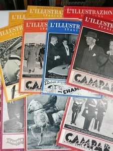Lotto 18 riviste L’Illustrazione Italiana anni 30 40 storia fascismo collezione - Picture 1 of 4