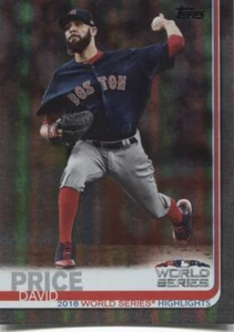 2019 Topps Series 1 DAVID PRICE Rainbow Foil - BOSTON RED SOX - #314 - Picture 1 of 1