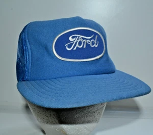 Parche con el logotipo de Ford Sportcap Marca Azul Snapback Truckers Gorra Azul Malla Espalda De colección - Imagen 1 de 3
