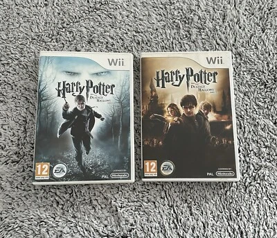 Harry Potter and the Deathly Hallows Part 1 and 2 Nintendo Wii EA Games - Image 1 of 4