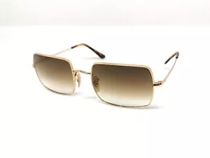 Ray-Ban 1969 RECTANGLE 9147/51 54◻19 | Occhiali da sole oro sfumati - Foto 1 di 8