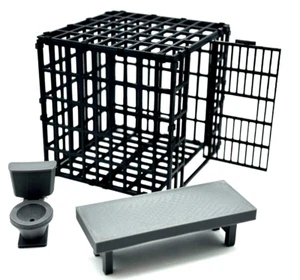 Custom 1:12 Scale Jail Prison Cell Diorama Prop Set for 6" GI JOE Marvel Legends - Bild 1 von 6