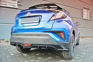 Heck Ansatz Diffusor für Toyota C-HR schwarz Hochglanz - Afbeelding 1 van 4