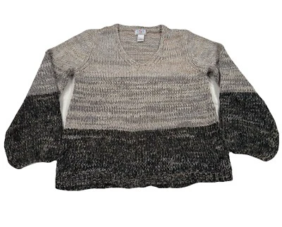 Suéter OSO Casuals Para Mujer Talla M Acrílico Suave Tri Tono Cómodo Foto 1 de 4