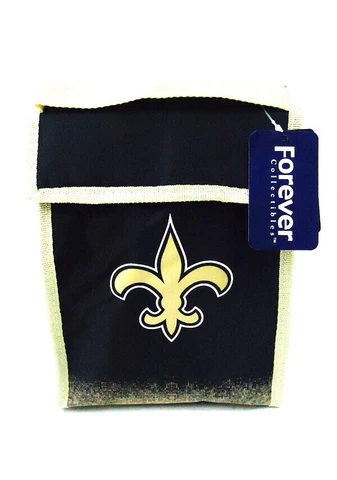 New Orleans Saints Insulated Lunch Bag NFL Football Sports New Size 10x5x5 Cover