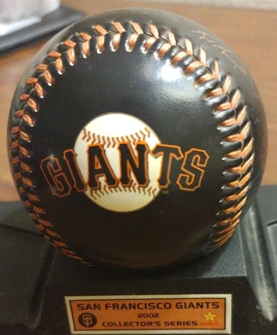 SF GIANTS 2002 Collectors Series BASEBALL Printed Signatures - Great Condition Cover