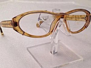 RARAS GAFAS CHRISTIAN LACROIX VINTAGE 7379 11 55mm ORO MIEL/ORO AUSTRIA - Imagen 1 de 12