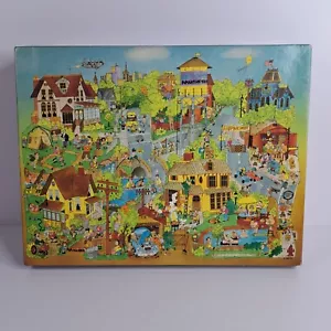 Puzzle Springbok vintage 1978 Pops-Town di Bob Martin 500 pezzi segno distintivo - Foto 1 di 6