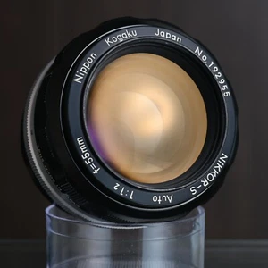 ◆◇NIKKOR-S Auto 1:1.2 f=55mm Nippon Kogaku Japan Nikon◇◆ - Picture 1 of 9