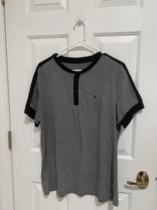 TailorByrd Men's Gray & Black Short Sleeved Shirt Size L - Picture 1 of 1