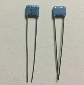 USCC CW30C104K KERAMIK RADIALKONDENSATOREN 100nF (100 STCK.) - Bild 1 von 2