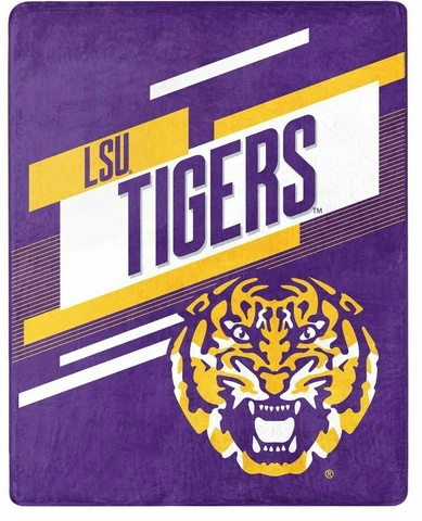 LSU Tigers NCAA Movement Silk Touch Throw Blanket - W8008556715 Cover