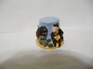 THIMBLE PEWTER MCMILLAN & WIFE HANDPAINTED ALICE IN WONDERLAND'S WALRUS+++++ - Picture 1 of 6