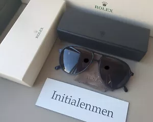 ROLEX new SUNGLASSES BRAND NEW in BOX 100% authentic + LEATHER TRAVELCASE - Picture 1 of 13