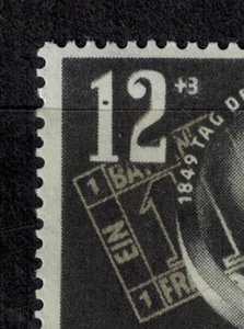 DDR Mi. 245 Plattenfehler tiefst gepr. Schönherr, schwarzer Punkt in der "1" - Bild 1 von 3