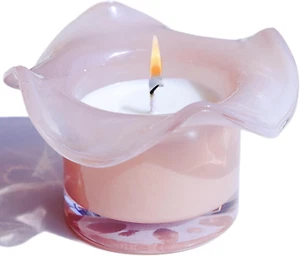 Pink Flowers Candles for Women, Funny Candles Gifts for Flower Lovers, Mother, D - Picture 1 of 12