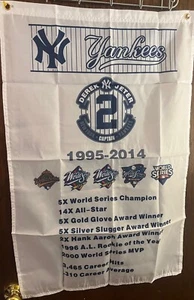 NEW New York Yankees NYY Derek Jeter Player Flag Banner MLB 3' x 5' - Picture 1 of 3