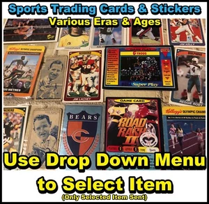 Sports Stickers & Trading Cards, Cereal, Cigarette, Tea & Gum, Panini, Kelloggs  - Picture 1 of 45