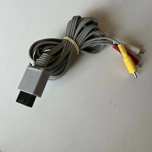 Genuine Official Nintendo Wii AV Cable Cord RCA (RVL 009) Wii U Original - Picture 1 of 5